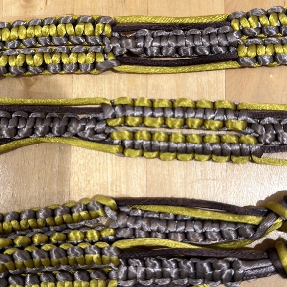 Silky macrame belt- boho chic 70s! - Picture 2 of 9